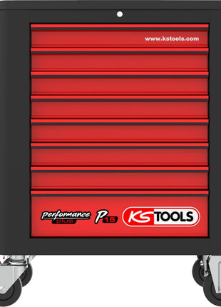 KS TOOLS Serie carrello da officina Performanceplus P15 con 180 utensili per 4 cassetti ( 815.4180 )