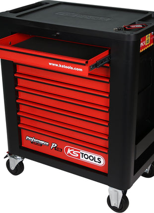 KS TOOLS Serie carrello da officina Performanceplus P15 con 180 utensili per 4 cassetti ( 815.4180 )