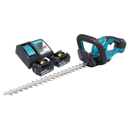 Cortasetos inalámbrico Makita DUH 507 RM2 18 V 50 cm + 2x batería 4,0 Ah + cargador