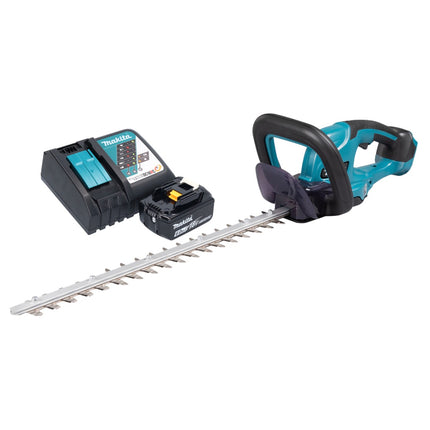 Makita DUH 507 RG Cortasetos sin cable 18 V 50 cm + 1x batería 6.0 Ah + cargador