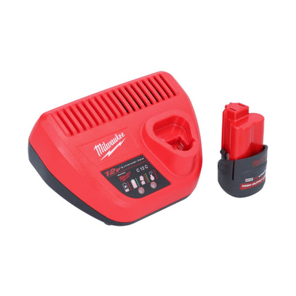 Milwaukee M12 FRAIWF38-251 Llave de impacto sin cable 12 V 3/4" 270 Nm sin escobillas + 1x batería recargable 2,5 Ah + cargador