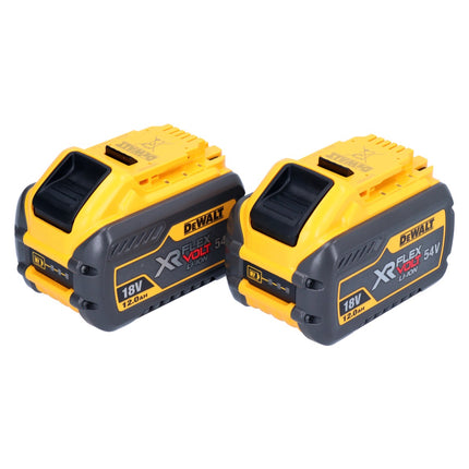 DeWalt 2x Akumulatory DCB 548 18 V / 54 V max. 12 Ah / 12000 mAh Li-Ion XR FLEXVOLT - z wskaźnikiem poziomu naładowania