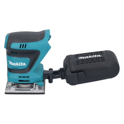 Levigatrice orbitale a batteria Makita DBO 484 RTJ 18 V 112 x 102 mm + 2x batteria 5,0 Ah + caricabatterie + Makpac