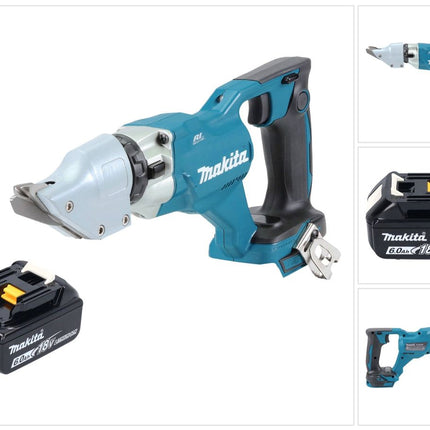 Makita DJS 200 G1 cesoie per lamiera a batteria 18 V 2,0 mm brushless + 1x batteria ricaricabile 6,0 Ah - senza caricabatterie