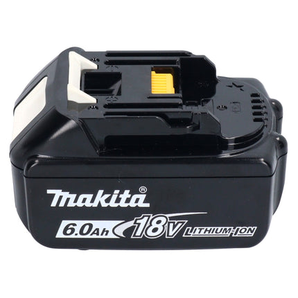 Tijeras de hojalata para batería Makita DJS 200 G1J 18 V 2,0 mm sin escobillas + 1x batería 6,0 Ah + Makpac - sin cargador