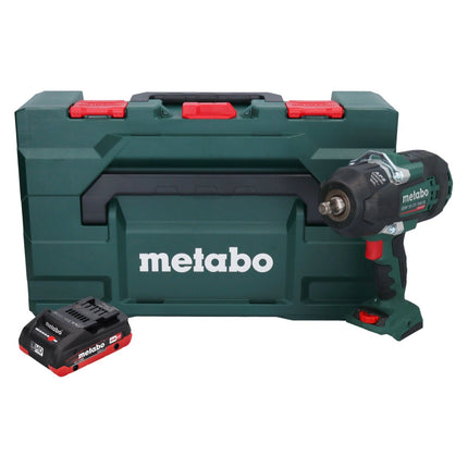 Metabo SSW 18 LTX 1450 BL cordless impact wrench 18 V 1450 Nm brushless + 1x rechargeable battery 4.0 Ah + metaBOX - without charger