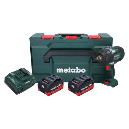 Metabo SSW 18 LTX 1450 BL cordless impact wrench 18 V 1450 Nm ( 602401660 ) brushless + 2x rechargeable battery 5.5 Ah + charger + metaBOX