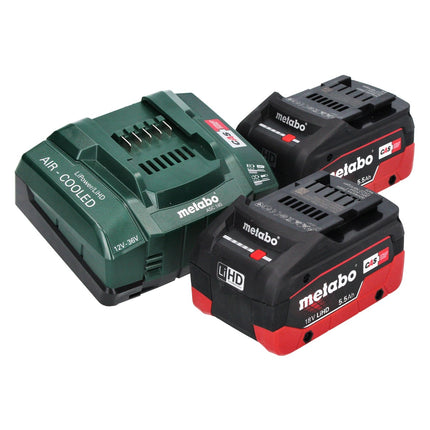 Metabo SSW 18 LTX 1450 BL cordless impact wrench 18 V 1450 Nm ( 602401660 ) brushless + 2x rechargeable battery 5.5 Ah + charger + metaBOX