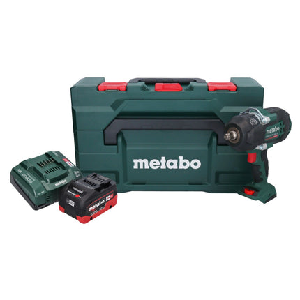 Metabo SSW 18 LTX 1450 BL cordless impact wrench 18 V 1450 Nm brushless + 1x rechargeable battery 8.0 Ah + charger + metaBOX