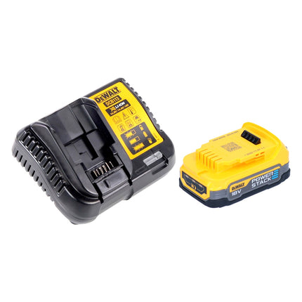 Akumulatorowa wiertarko-wkrętarka DeWalt DCD 800 E1T 18 V 90 Nm bezszczotkowa + 1x akumulator 1,7 Ah + ładowarka + TSTAK