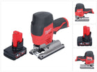 Sierra de calar sin cable Milwaukee M12 JS-401 12 V + 1x batería 4,0 Ah - sin cargador