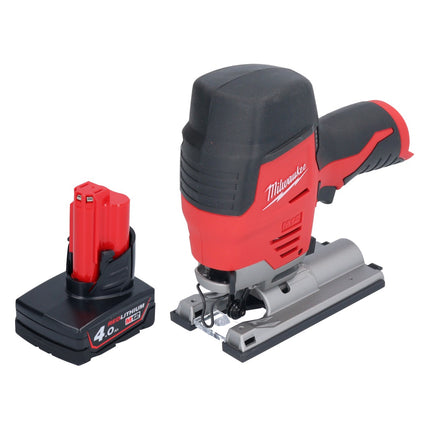 Sierra de calar sin cable Milwaukee M12 JS-401 12 V + 1x batería 4,0 Ah - sin cargador
