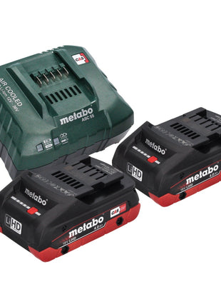 Metabo MS 18 LTX 15 sega da potatura a batteria 18 V 15 cm 5 m/s + 2x batteria 4,0 Ah + caricatore + metaBOX