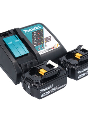 Makita DUC 357 RF2X2 Cordless chainsaw 18 V 35 cm 7.7 m/s Brushless + 2x battery 3.0 Ah + charger