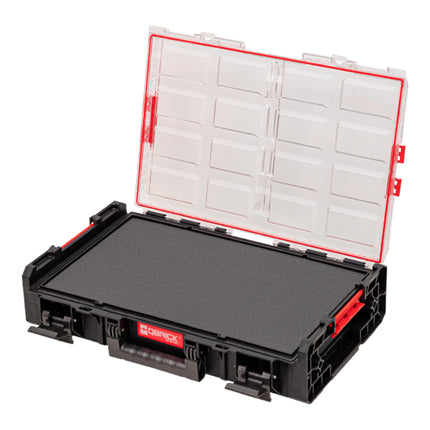 Qbrick System ONE Organizador XL 2.0 MFI apilable 582 x 387 x 131 mm 13,6 l IP66 con inserto de espuma