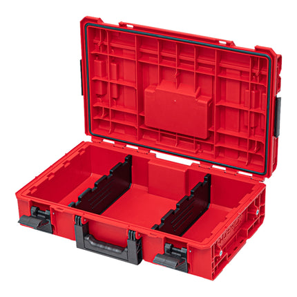 Qbrick System ONE 200 2.0 Vario RED ULTRA HD Custom tool case modular organiser 585 x 385 x 190 mm 15.4 l stackable IP66