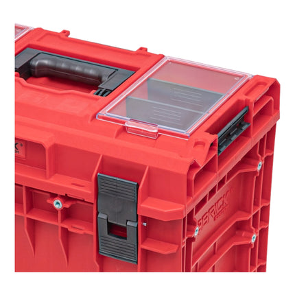 Qbrick System ONE 450 2.0 PROFI RED ULTRA HD Walizka narzędziowa 585 x 385 x 420 mm 52 l z możliwością sztaplowania IP66