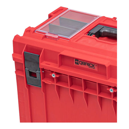 Qbrick System ONE 450 2.0 PROFI RED ULTRA HD Walizka narzędziowa 585 x 385 x 420 mm 52 l z możliwością sztaplowania IP66