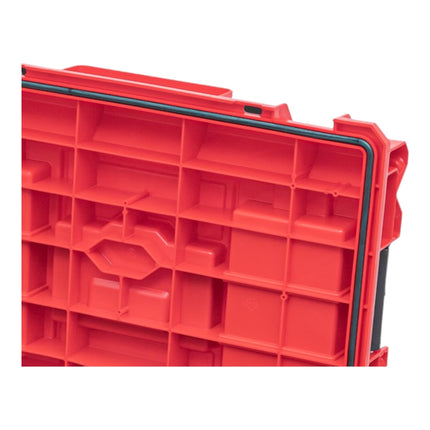 Qbrick System ONE 450 2.0 PROFI RED ULTRA HD Walizka narzędziowa 585 x 385 x 420 mm 52 l z możliwością sztaplowania IP66
