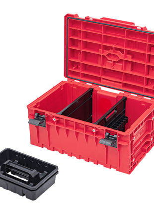 Qbrick System ONE 350 2.0 Technology RED ULTRA HD Custom tool case modular organiser 585 x 385 x 320 mm 38 l stackable IP66