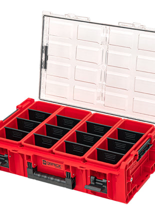 Qbrick System ONE Organizer 2XL 2.0 RED ULTRA HD Custom + ONE Connect-Adapter 582 x 387 x 172 mm 19,5 l stapelbar IP66