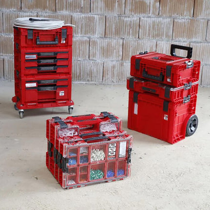 Qbrick System PRO 300 MFI RED ULTRA HD Organisateur 452 x 358 x 110 mm 9 l stapelbar IP54