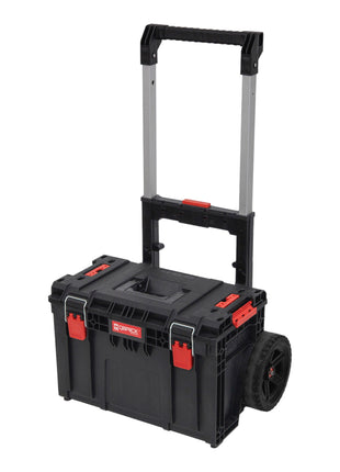 Qbrick System PRIME Cart Trolley stackable 590 x 425 x 660 mm 37 l IP66 100 kg load capacity with double telescopic aluminium handle
