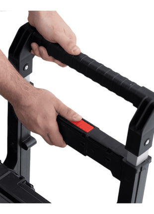 Qbrick System PRIME Cart Trolley stackable 590 x 425 x 660 mm 37 l IP66 100 kg load capacity with double telescopic aluminium handle