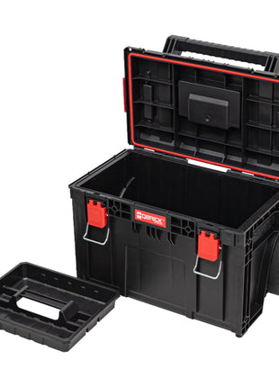 Qbrick System PRIME Cart Trolley stackable 590 x 425 x 660 mm 37 l IP66 100 kg load capacity with double telescopic aluminium handle