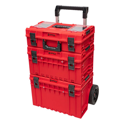 Qbrick System ONE Cart Profi Set 2.0 RED ULTRA HD Custom + ONE 350 Profi 2.0 RED ULTRA HD Custom + ONE 200 Profi 2.0 RED ULTRA HD Custom apilable IP66