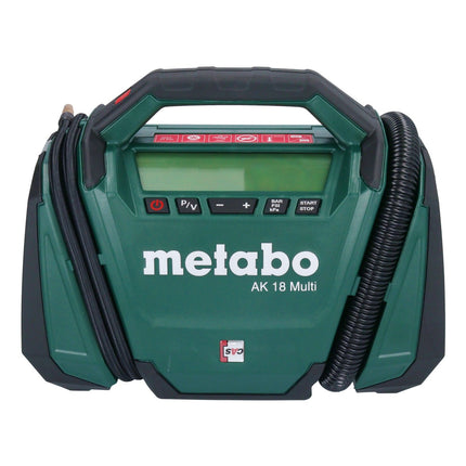 Metabo AK 18 Multi cordless compressor 18 V 11 bar + 1x rechargeable battery 2.0 Ah - without charger