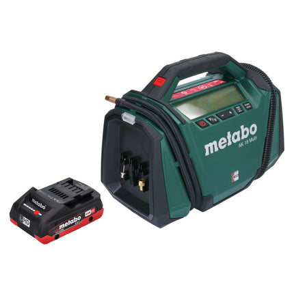 Metabo AK 18 Multi cordless compressor 18 V 11 bar + 1x battery 4.0 Ah - without charger