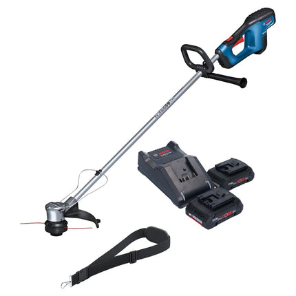 Bosch GRT 18V-33 Taille-bordures professionnel sans fil 18 V 330 mm sans balais + 2x batterie ProCORE 4,0 Ah + kit chargeur