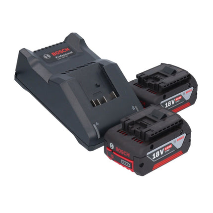 Bosch GBL 18V-750 Professional Akku Gebläse 18 V BITURBO Brushless + 2x Akku 4,0 Ah + Ladegerät