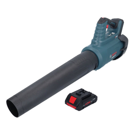 Bosch GBL 18V-750 Soplador de batería profesional 18 V BITURBO sin escobillas + 1x batería ProCORE 4,0 Ah - sin cargador