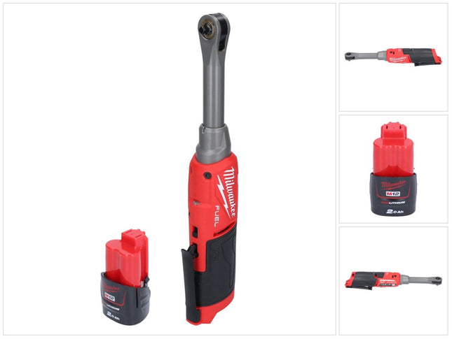 Milwaukee M12 FHIR14LR-201 cricchetto a batteria ad alta velocità 12 V 47 Nm 1/4" brushless + 1x batteria ricaricabile 2,0 Ah - senza caricabatterie