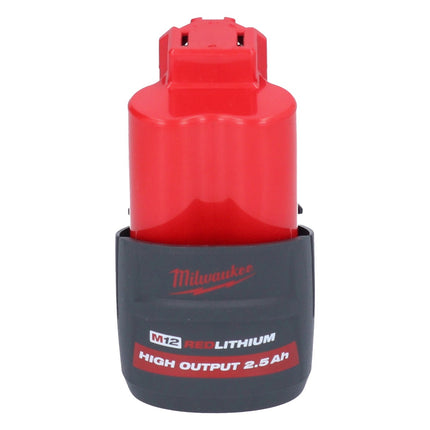Milwaukee M12 FHIR14LR-251 Cricchetto a batteria ad alta velocità 12 V 47 Nm 1/4" brushless + 1x batteria ricaricabile 2,5 Ah - senza caricatore