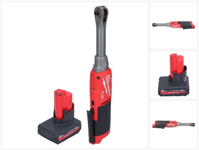 Milwaukee M12 FHIR14LR-501 cricchetto a batteria ad alta velocità 12 V 47 Nm 1/4" senza spazzole + 1x batteria ricaricabile 5,0 Ah - senza caricabatteria