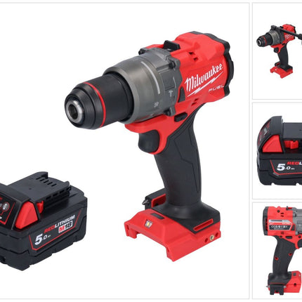 Milwaukee M18 FPD3-501 Akku Schlagbohrschrauber 18 V 158 Nm Brushless + 1x Akku 5,0 Ah - ohne Ladegerät