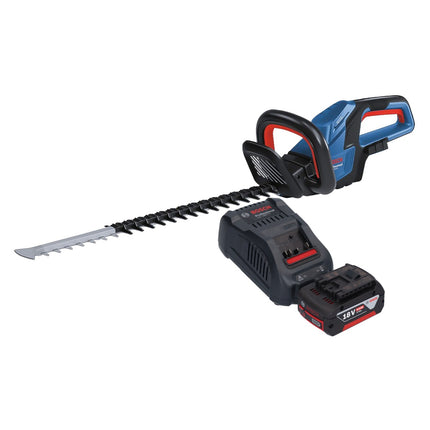 Bosch GHE 18V-60 Cortasetos profesional sin cable 18 V 60 cm sin escobillas + 1x batería recargable 5,0 Ah + cargador