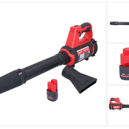 Milwaukee M12 BBL-251 Akku Gebläse 12 V + 1x Akku 2,5 Ah - ohne Ladegerät