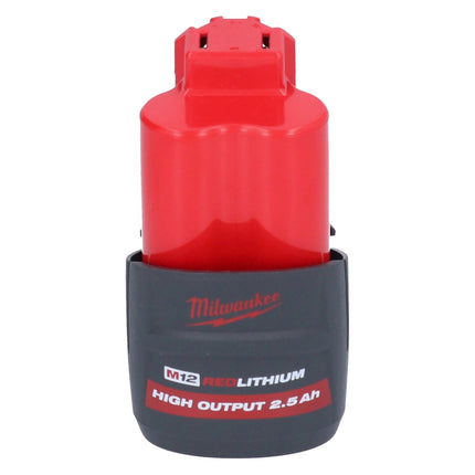 Milwaukee M12 BSWP-251 Pompe de transfert sans fil 12 V 34 l/min + 1x batterie 2,5 Ah - sans chargeur