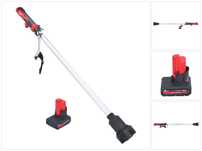 Milwaukee M12 BSWP-501 Pompe de transfert sans fil 12 V 34 l/min + 1x batterie 5,0 Ah - sans chargeur