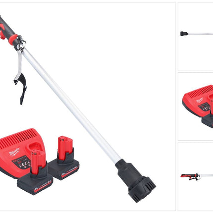 Milwaukee M12 BSWP-502 Akku Transferpumpe 12 V 34 l/min + 2x Akku 5,0 Ah + Ladegerät