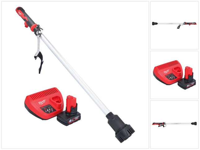 Milwaukee M12 BSWP-601 Akku Transferpumpe 12 V 34 l/min ( 4933479640 ) + 1x Akku 6,0 Ah + Ladegerät