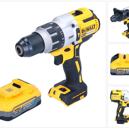 DeWalt DCD 996 N trapano a percussione a batteria 18 V 95 Nm senza spazzole + 1x batteria Powerstack 5,0 Ah - senza caricabatterie