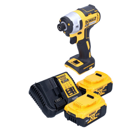 DeWalt DCF 887 P2 cordless impact wrench 18 V 205 Nm 1/4" brushless + 2x rechargeable battery 5.0 Ah + charger