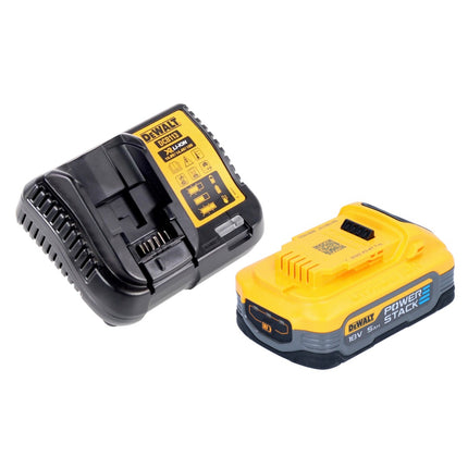DeWalt DCF 887 H1 cordless impact wrench 18 V 205 Nm 1/4" brushless + 1x battery powerstack 5.0 Ah + charger