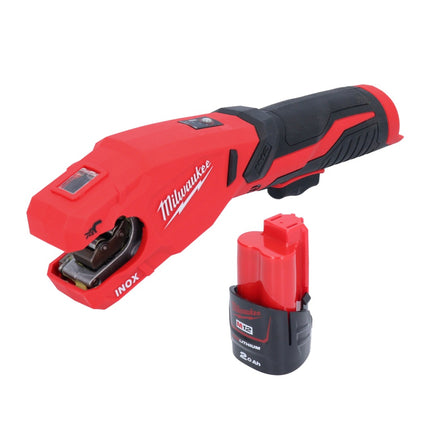 Milwaukee M12 PCSS-201 cordless stainless steel pipe cutter 12 V 12 - 28 mm + 1x rechargeable battery 2.0 Ah - without charger