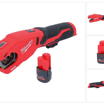 Milwaukee M12 PCSS-251 Cordless stainless steel pipe cutter 12 V 12 - 28 mm + battery 2.5 Ah - without charger